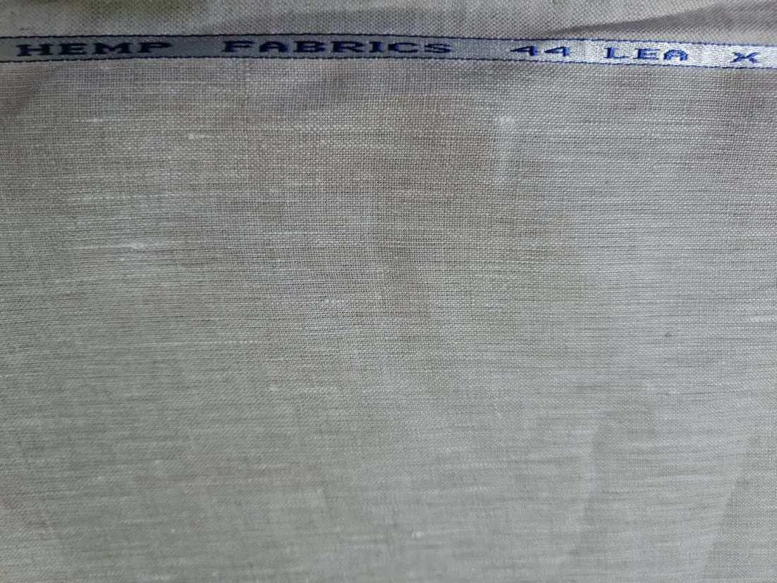 100% HEMP LINEN 44 LEA FABRIC 58" WIDE [Dyeable] [12743/44]