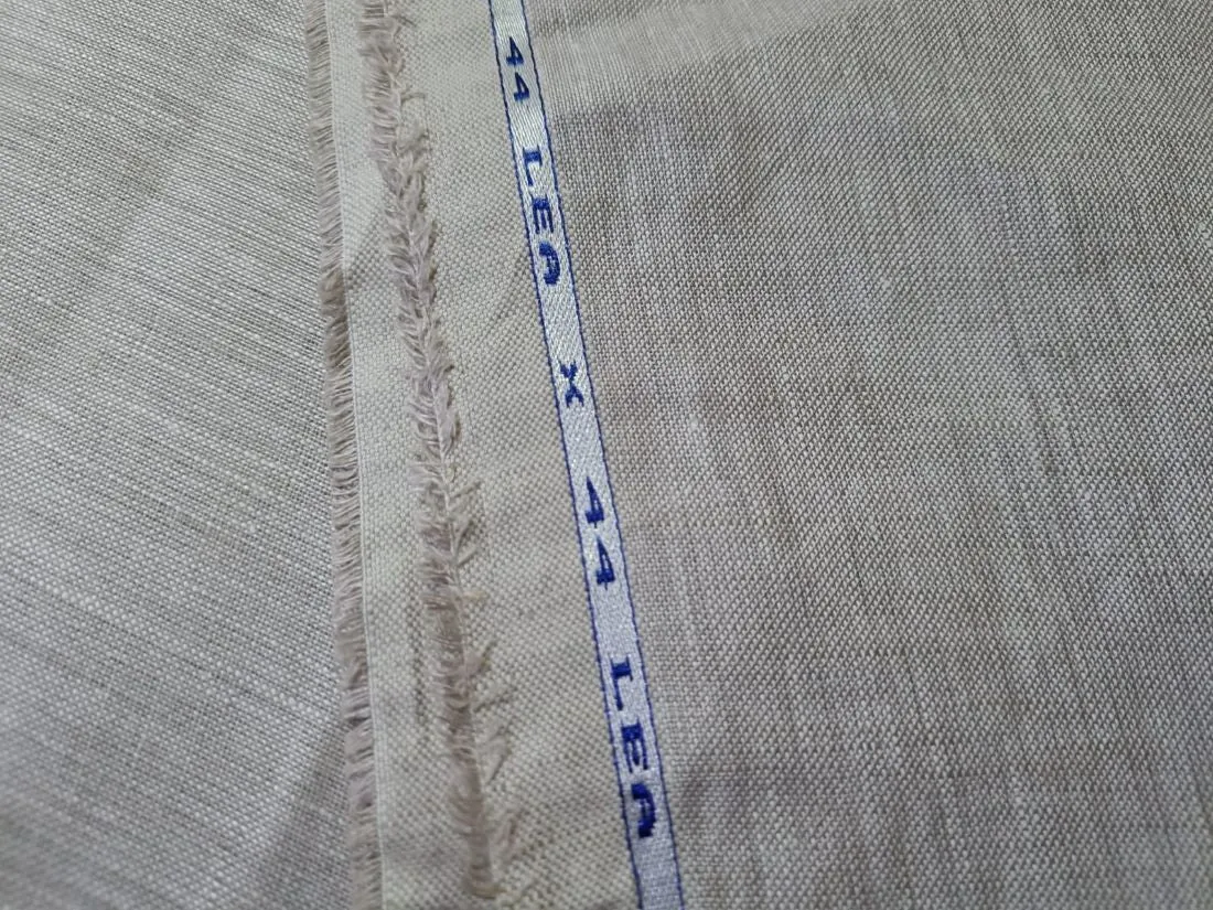 100% HEMP LINEN 44 LEA FABRIC 58" WIDE [Dyeable] [12743/44]