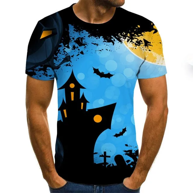 3D Printed Men's Casual T-Shirt