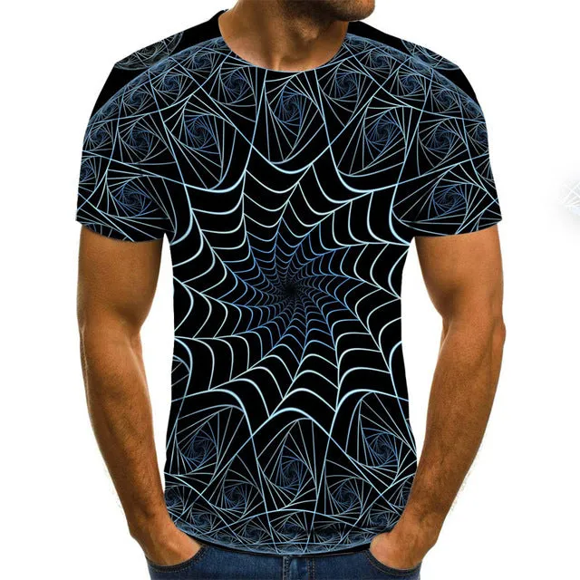 3D Printed Men's Casual T-Shirt