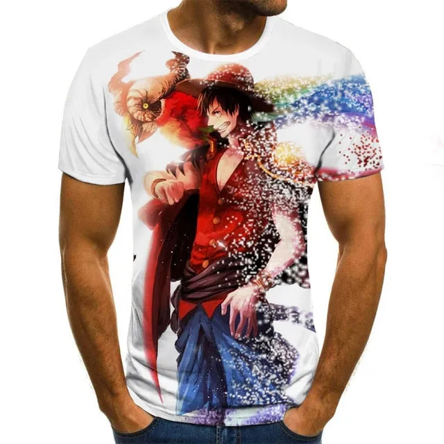3D Printed Men's Casual T-Shirt