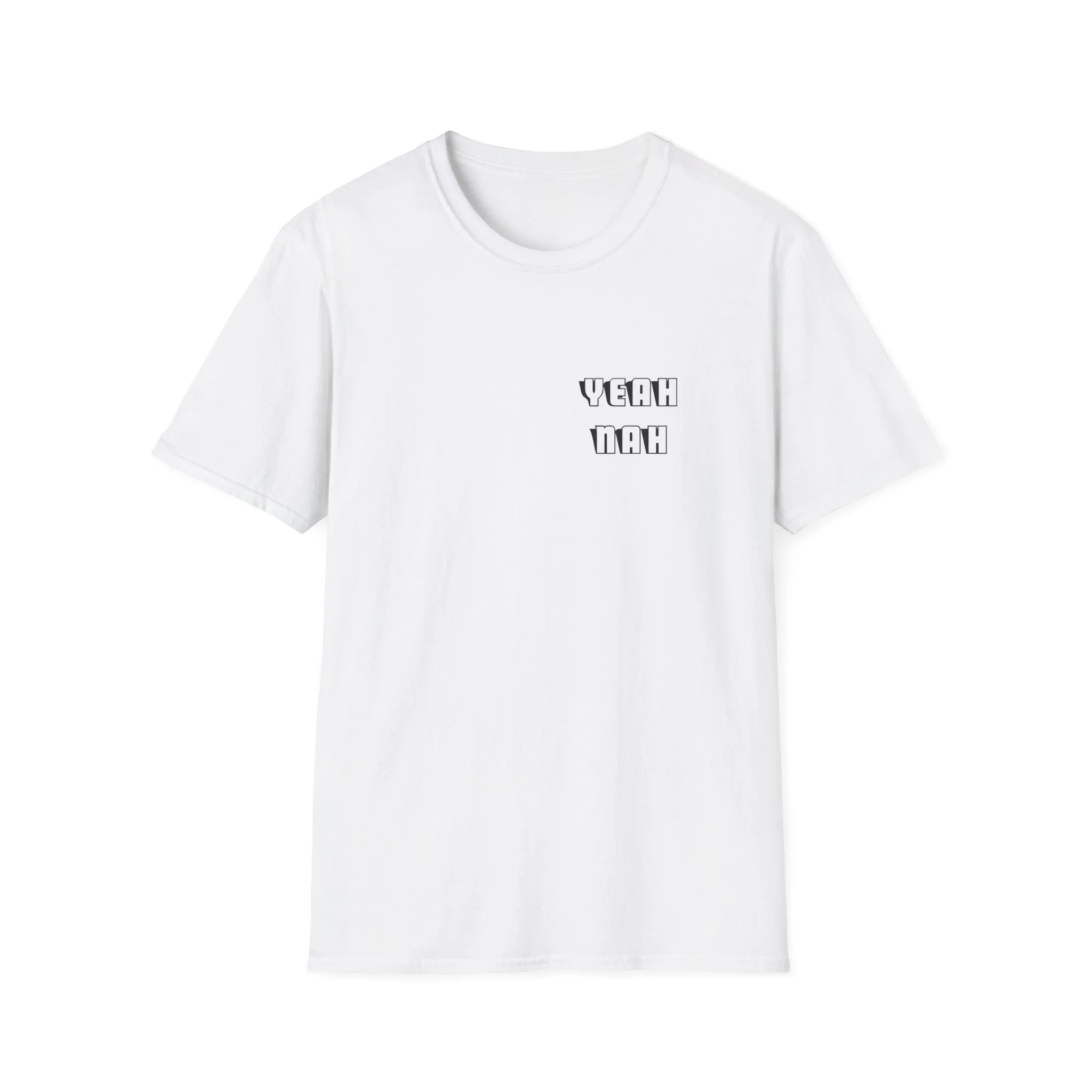4XL & 5XL Yeah Nah Subtle Pocket Print
