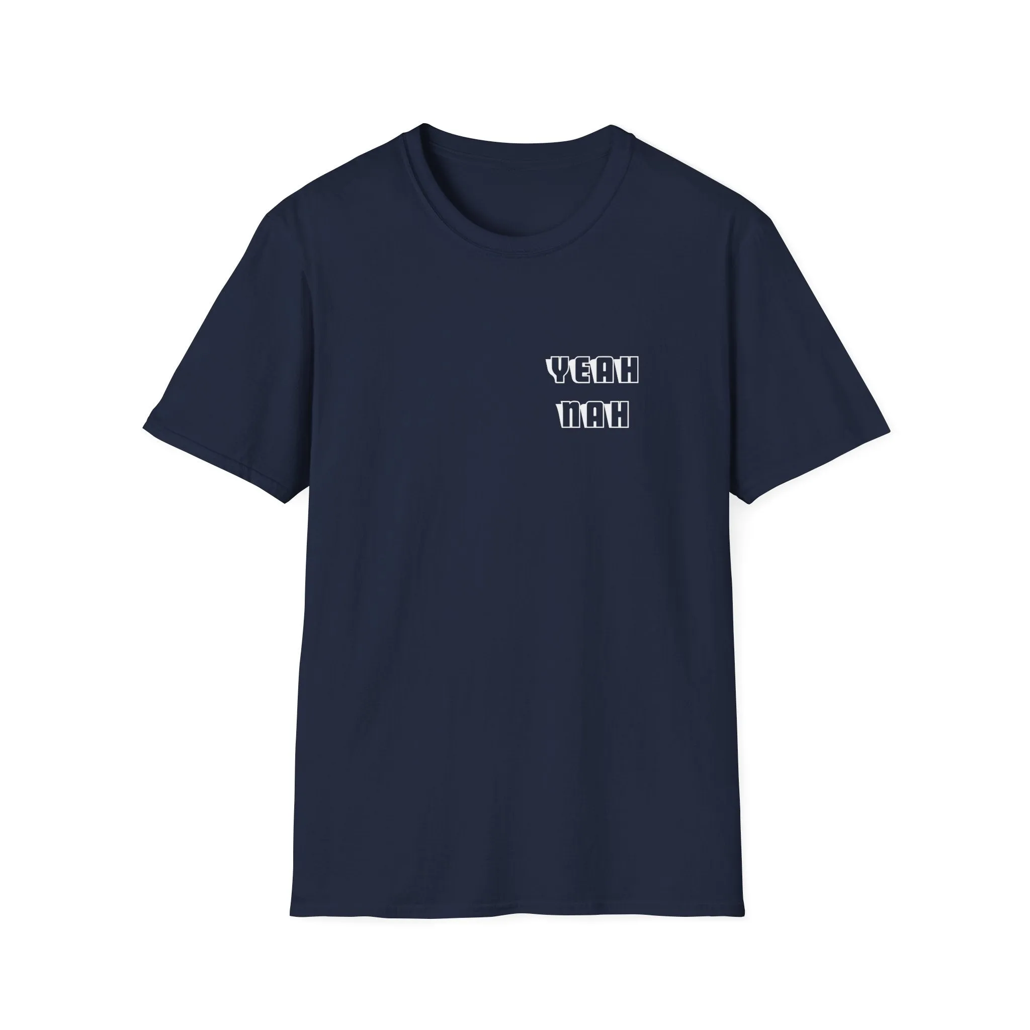 4XL & 5XL Yeah Nah Subtle Pocket Print