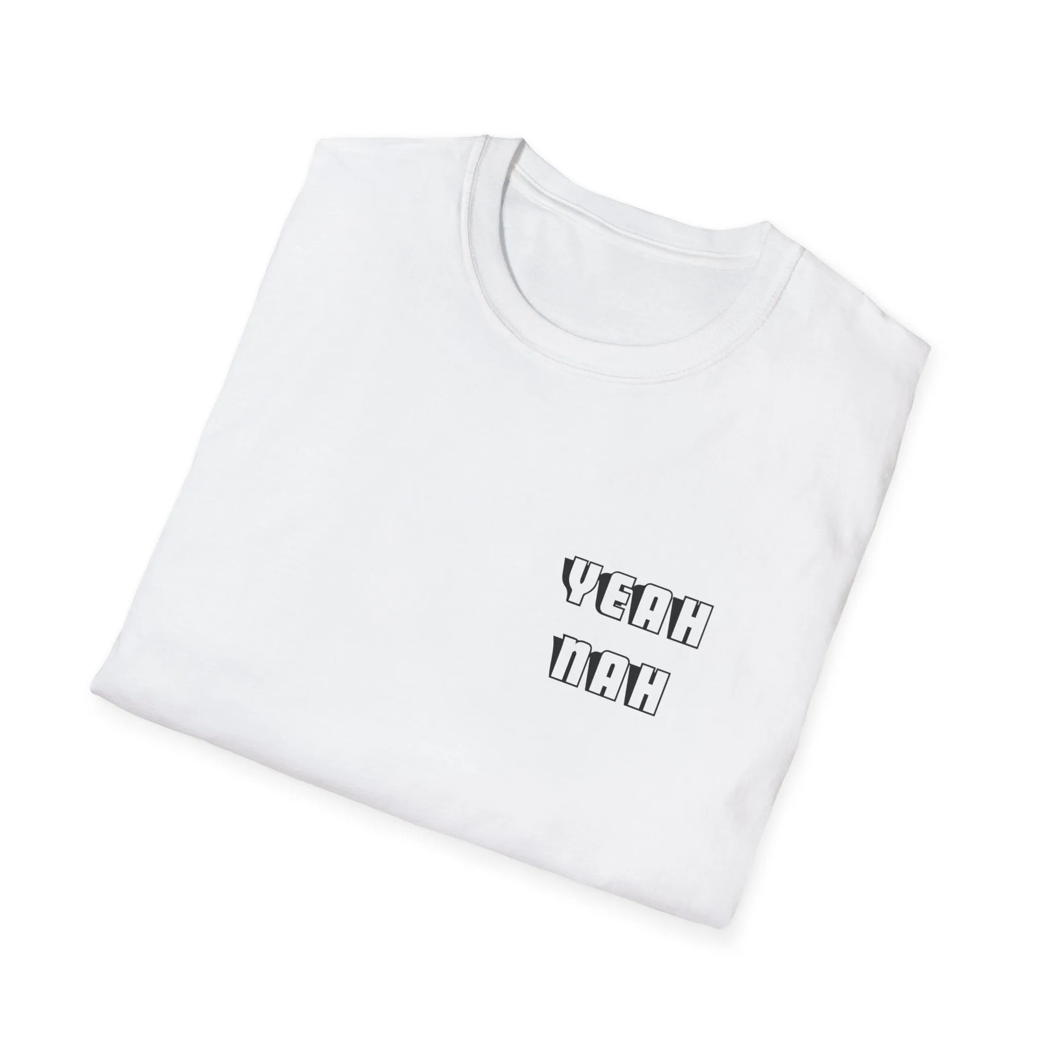 4XL & 5XL Yeah Nah Subtle Pocket Print