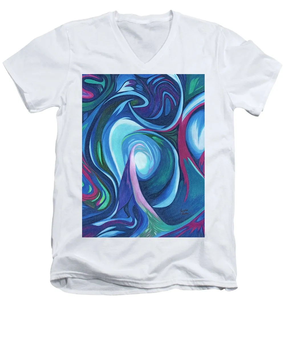 Abstract Energy  - Men's V-Neck T-Shirt