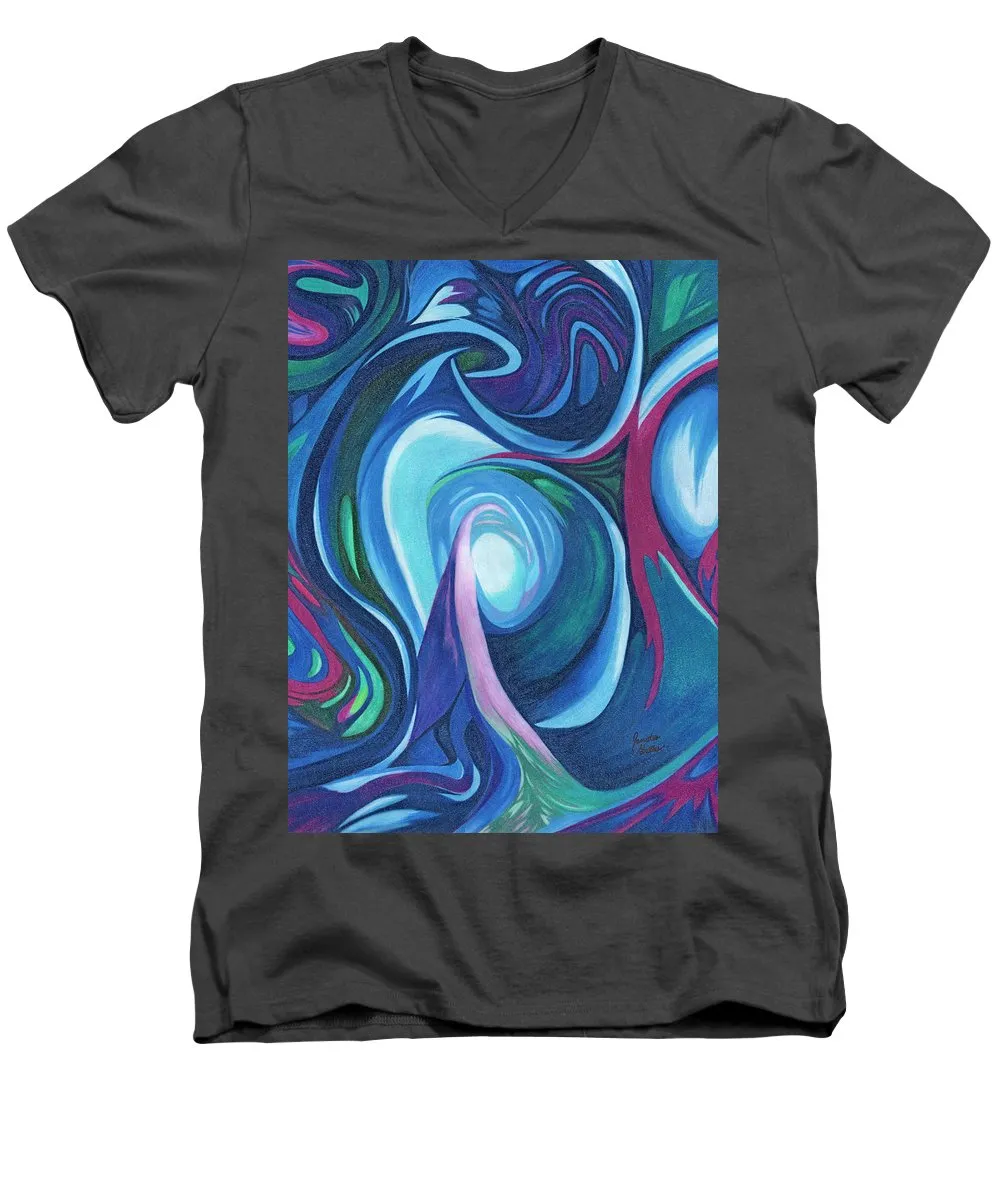 Abstract Energy  - Men's V-Neck T-Shirt