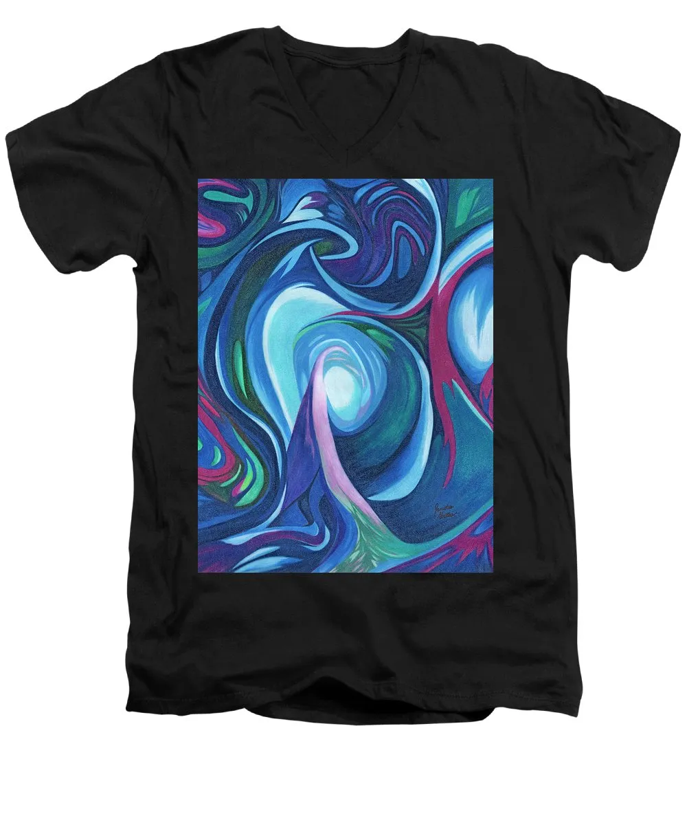 Abstract Energy  - Men's V-Neck T-Shirt