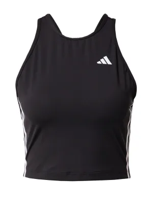Adidas Aeroready 3-Stripes Sports Top, Black