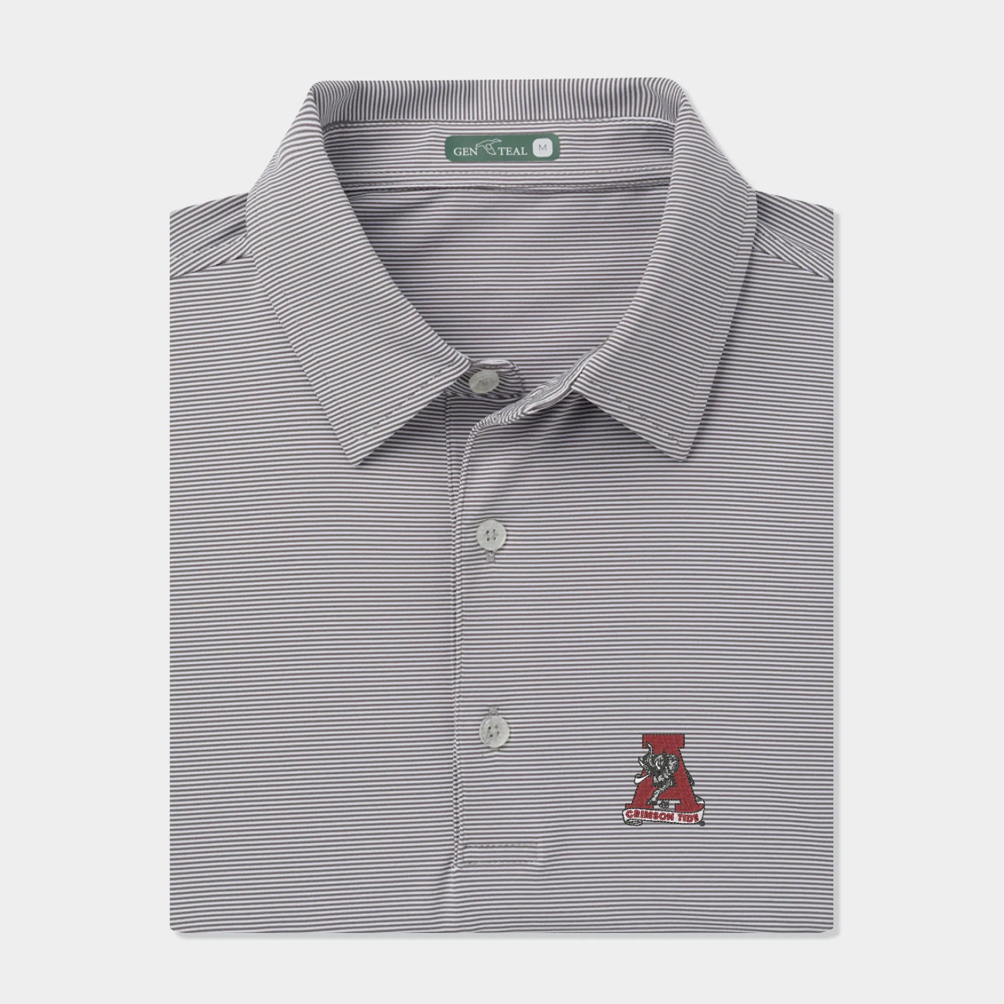 Alabama Vault Pinstripe Performance Polo