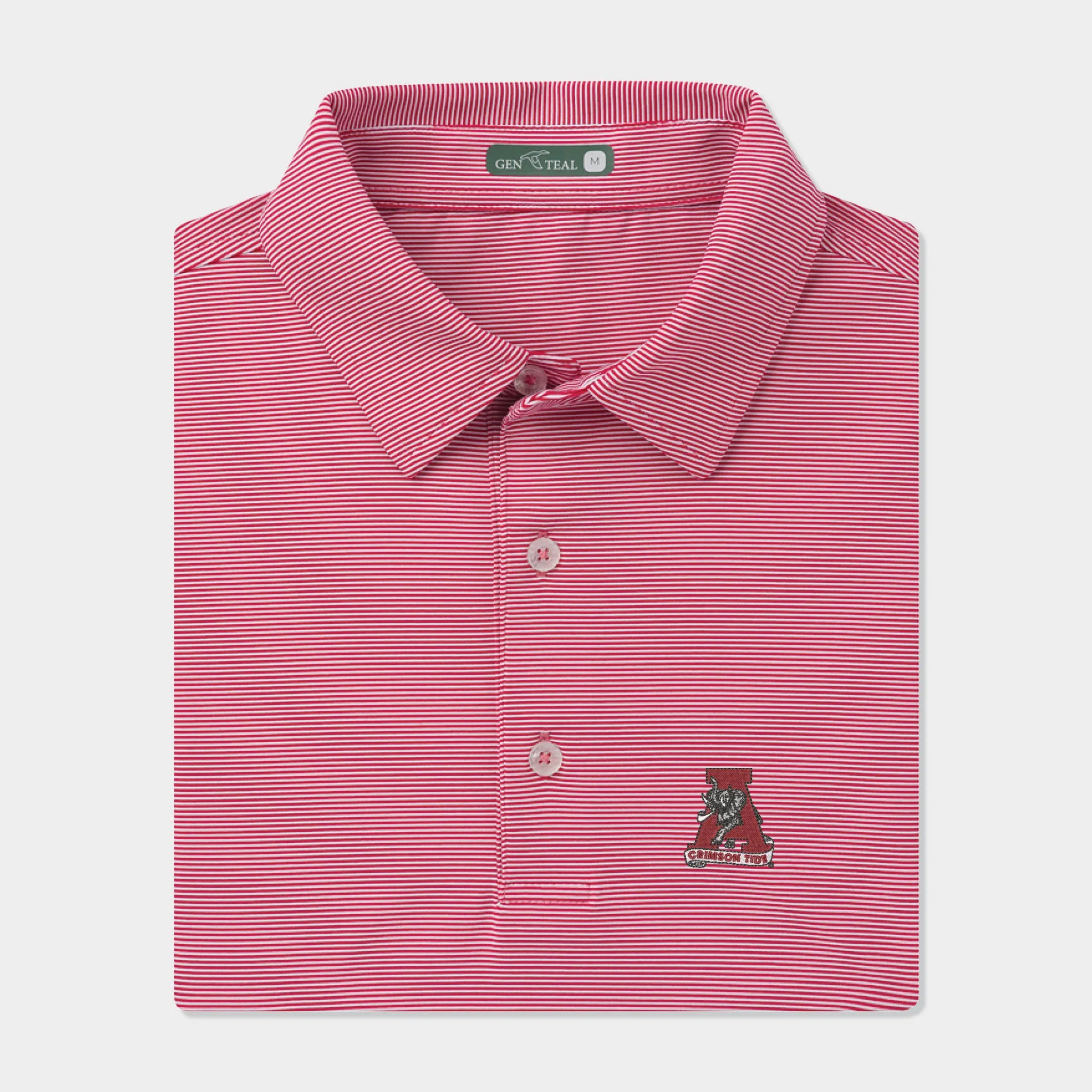 Alabama Vault Pinstripe Performance Polo