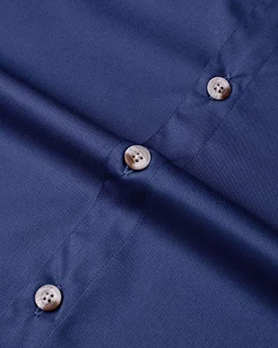 Alimens & Gentle Short Sleeve Outdoor UPF 40  Breathable Quick Dry Wicking Fabric Fishing Shirt, Blue, X-Large