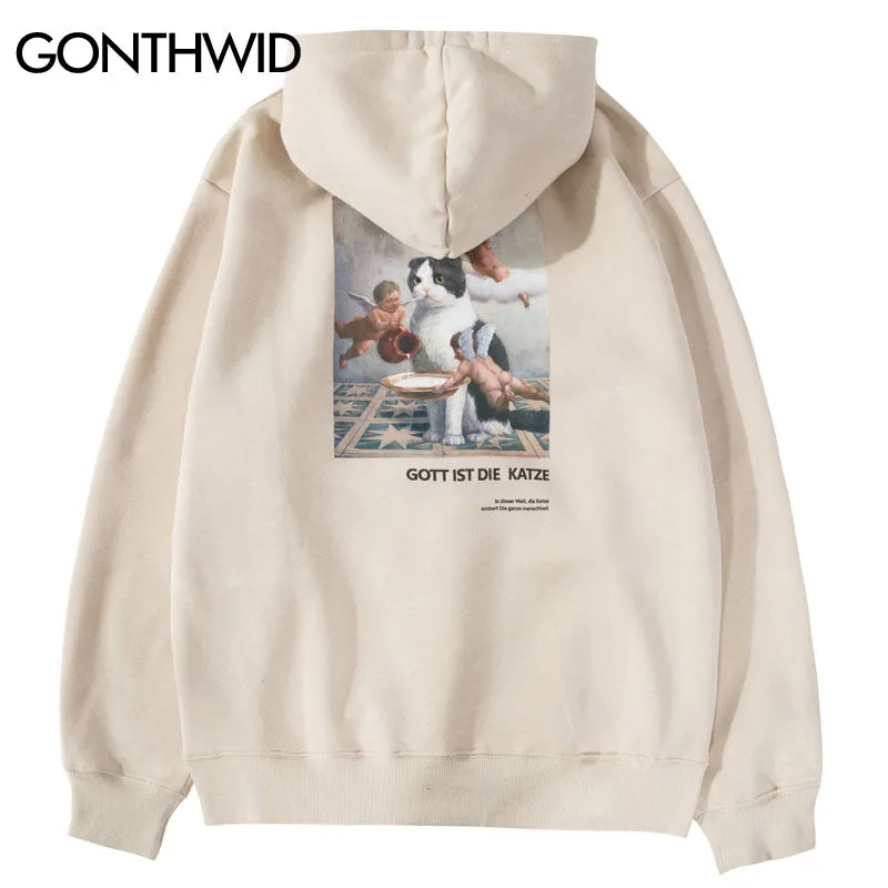 Angels Cat Hoodies