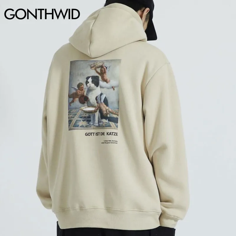 Angels Cat Hoodies