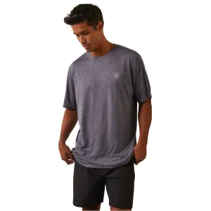 Ariat Men's Charger Vertical Flag Graystone Graphic T-Shirt