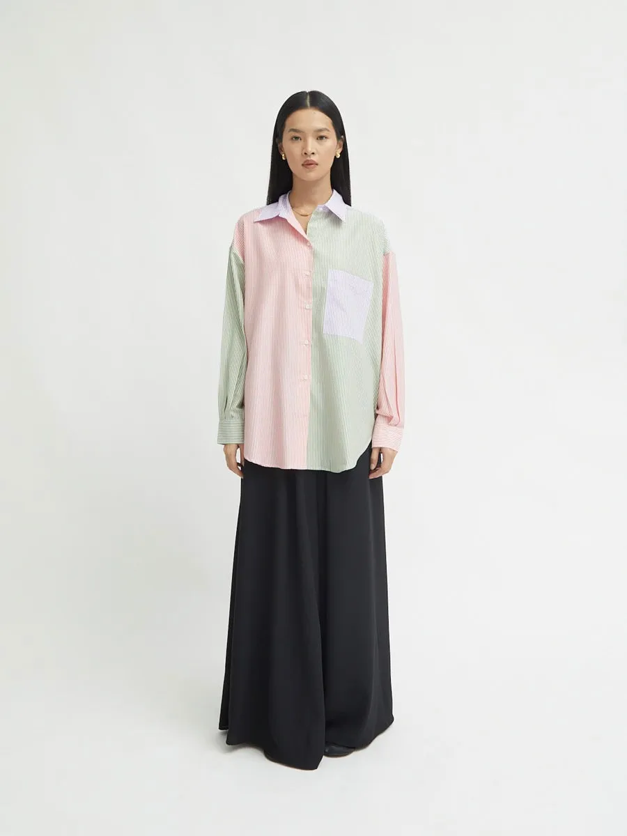 Arina Color Block Shirt