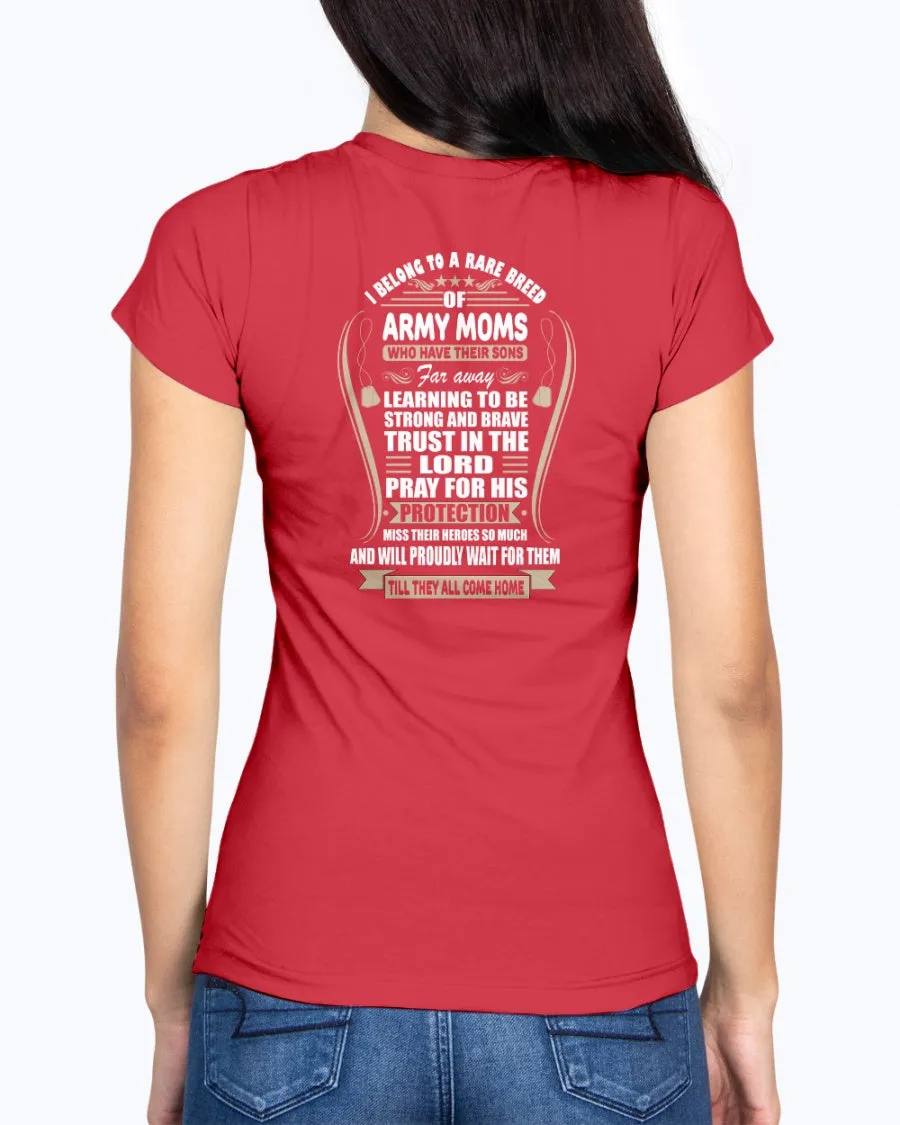 Army Mom Rare Breed T-shirts