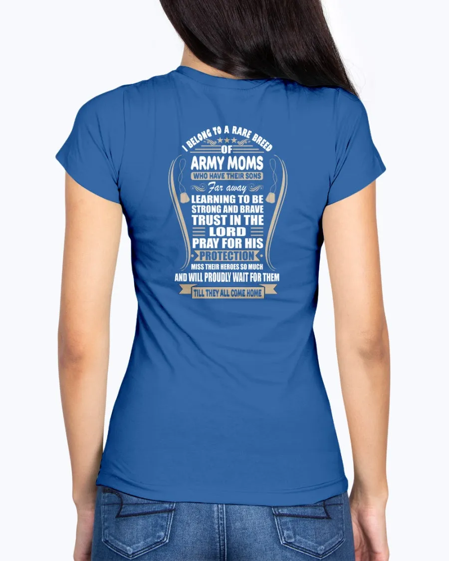 Army Mom Rare Breed T-shirts