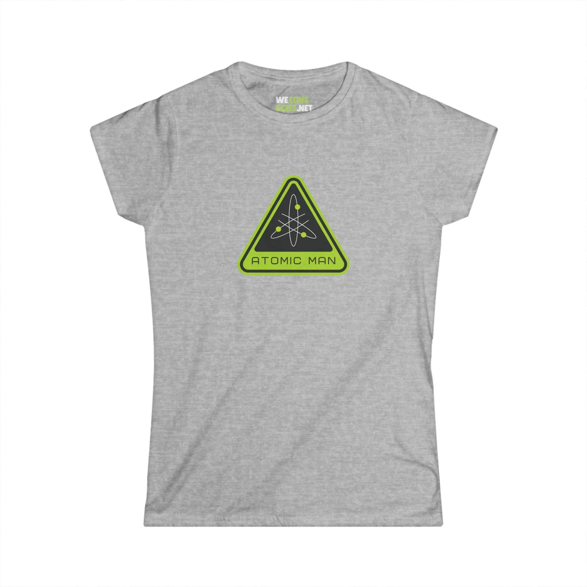 Atomic Man Sign Sci-Fi Woman's Tee