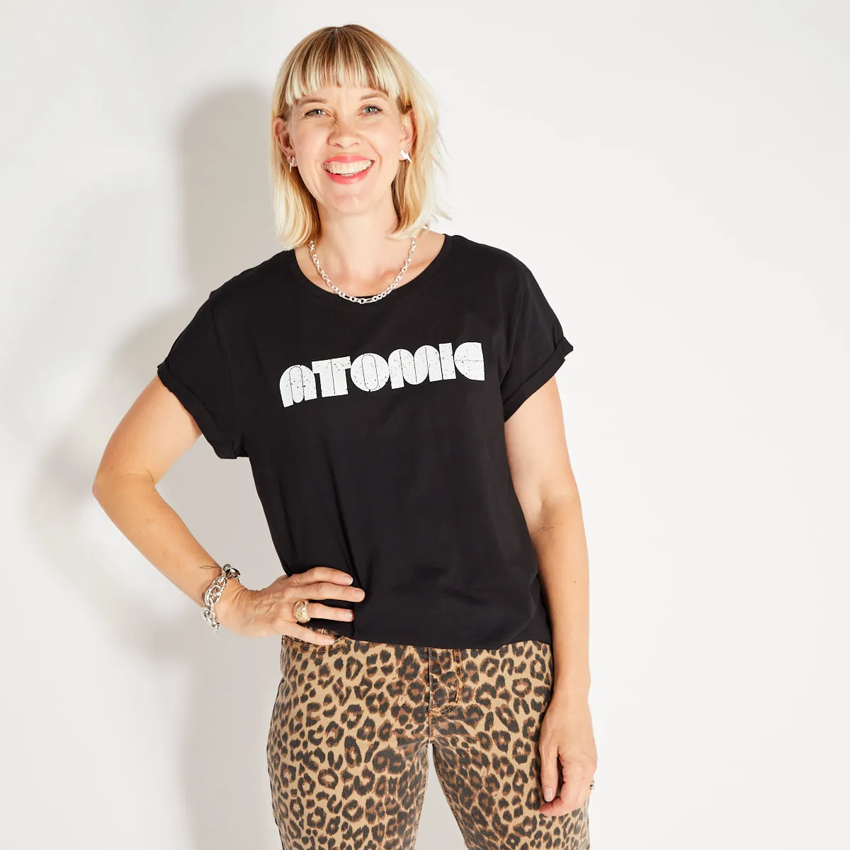 Atomic Tshirt Black & White