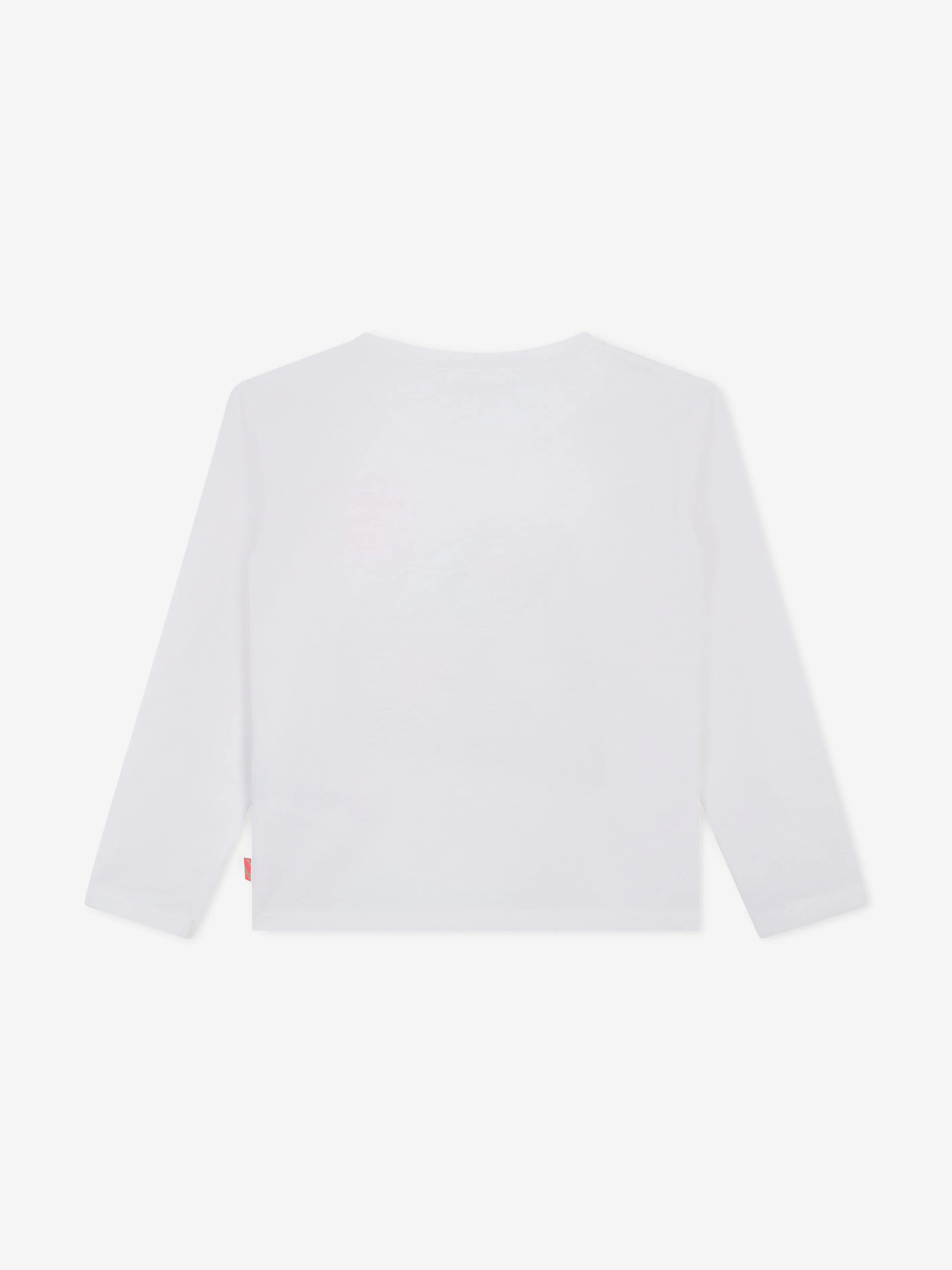 Billieblush Girls Long Sleeve Diamond T-Shirt in Ivory