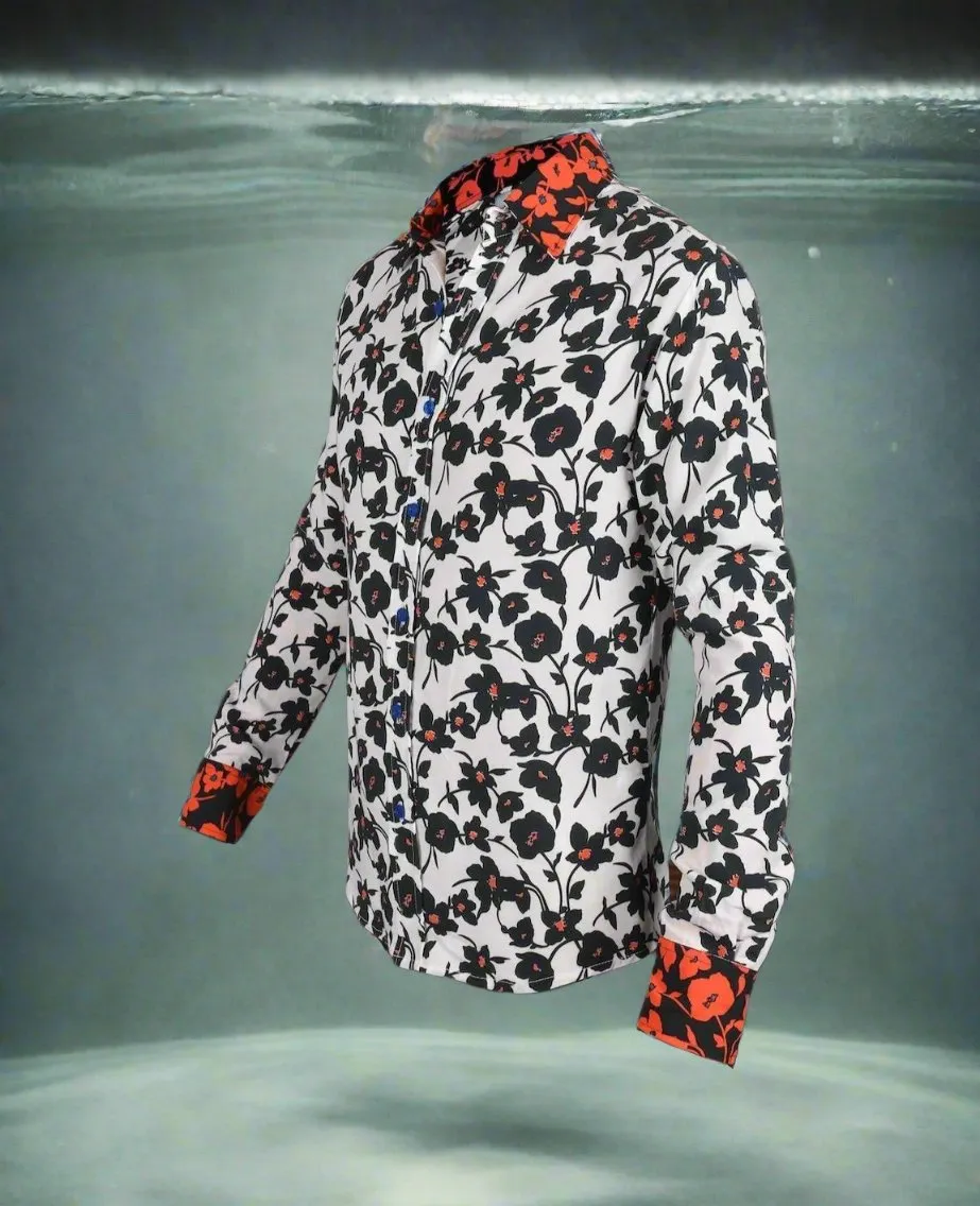 Blackbeard -"TECH"- Slim-Fit Long Sleeve Shirt