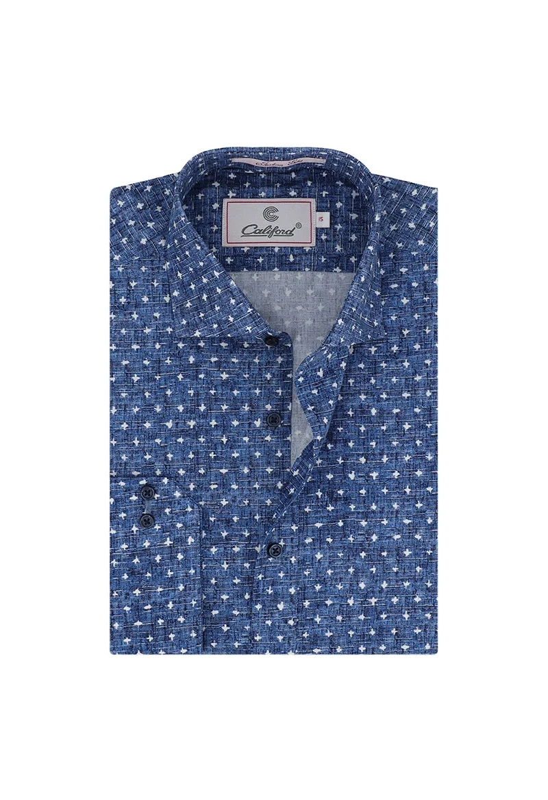 Blue printed / ITALIAN 102383-2