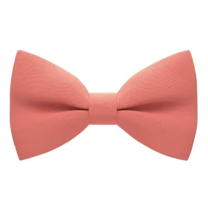 Bright Peach Bow Tie