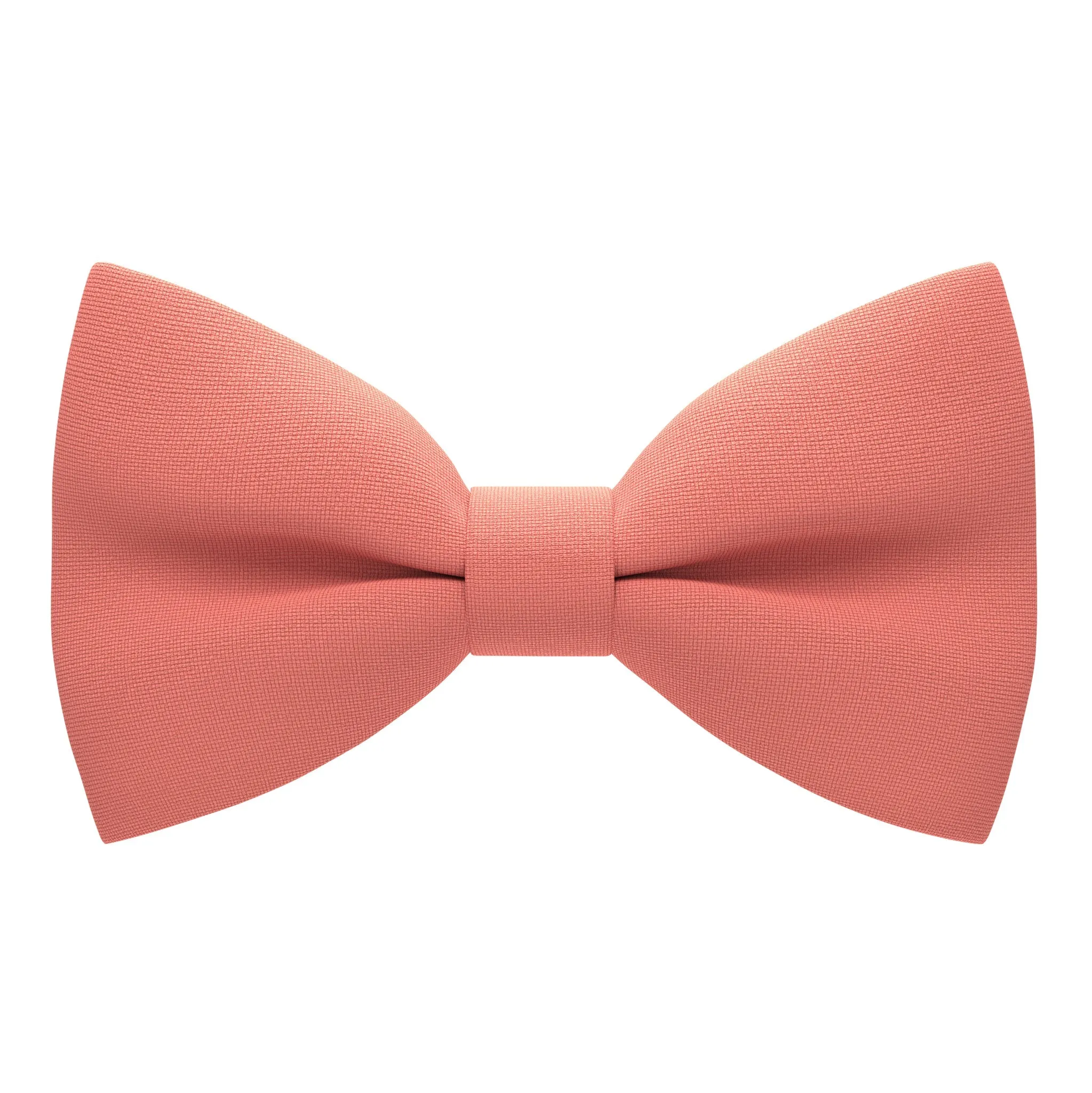 Bright Peach Bow Tie