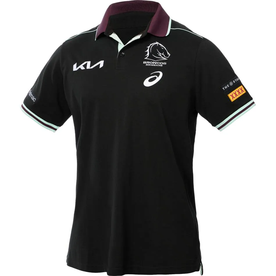 Brisbane Broncos 2025 Mens Team Polo
