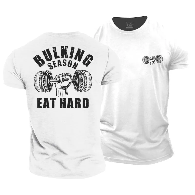 Bulking Season Graphic Men's Cotton T-Shirts