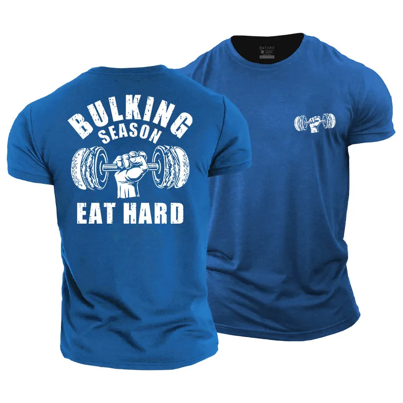 Bulking Season Graphic Men's Cotton T-Shirts