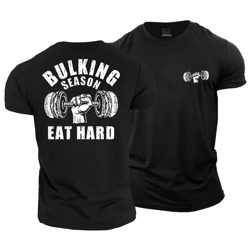 Bulking Season Graphic Men's Cotton T-Shirts
