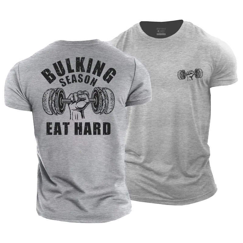 Bulking Season Graphic Men's Cotton T-Shirts