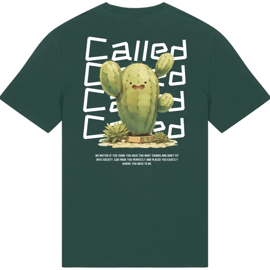 Called Cactus (Trust in his way) Shirt BackPrint