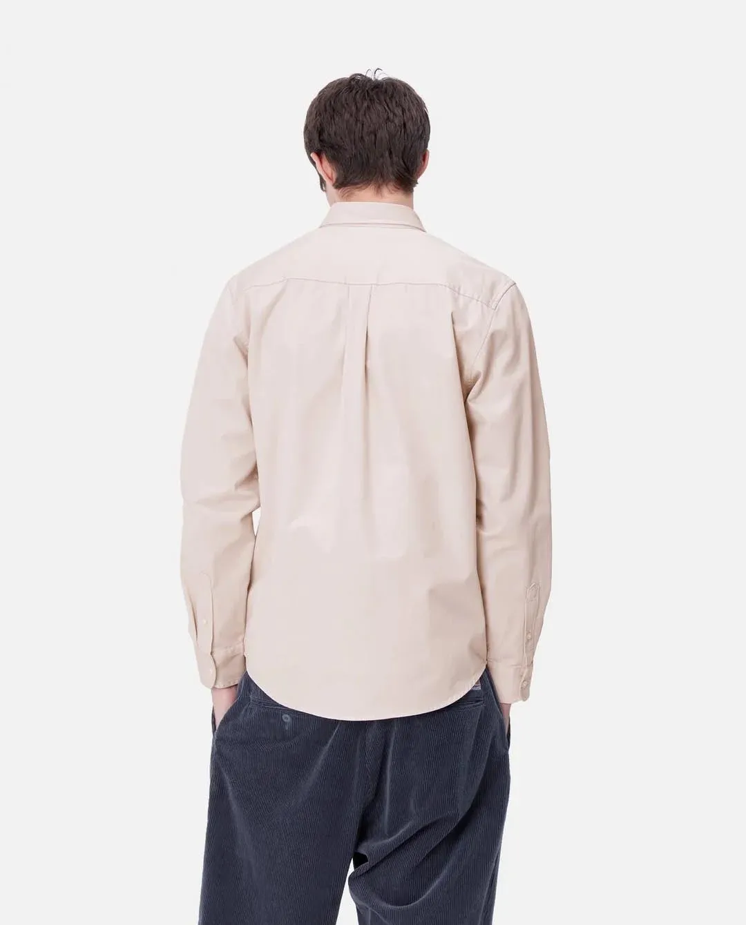 Carhartt WIP - LS Madison Shirt - Moonbeam/Black