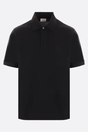 Cassandre Pattern Piquet Cotton Polo
