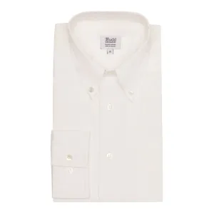 Casual Fit Seersucker Button Cuff Shirt in White