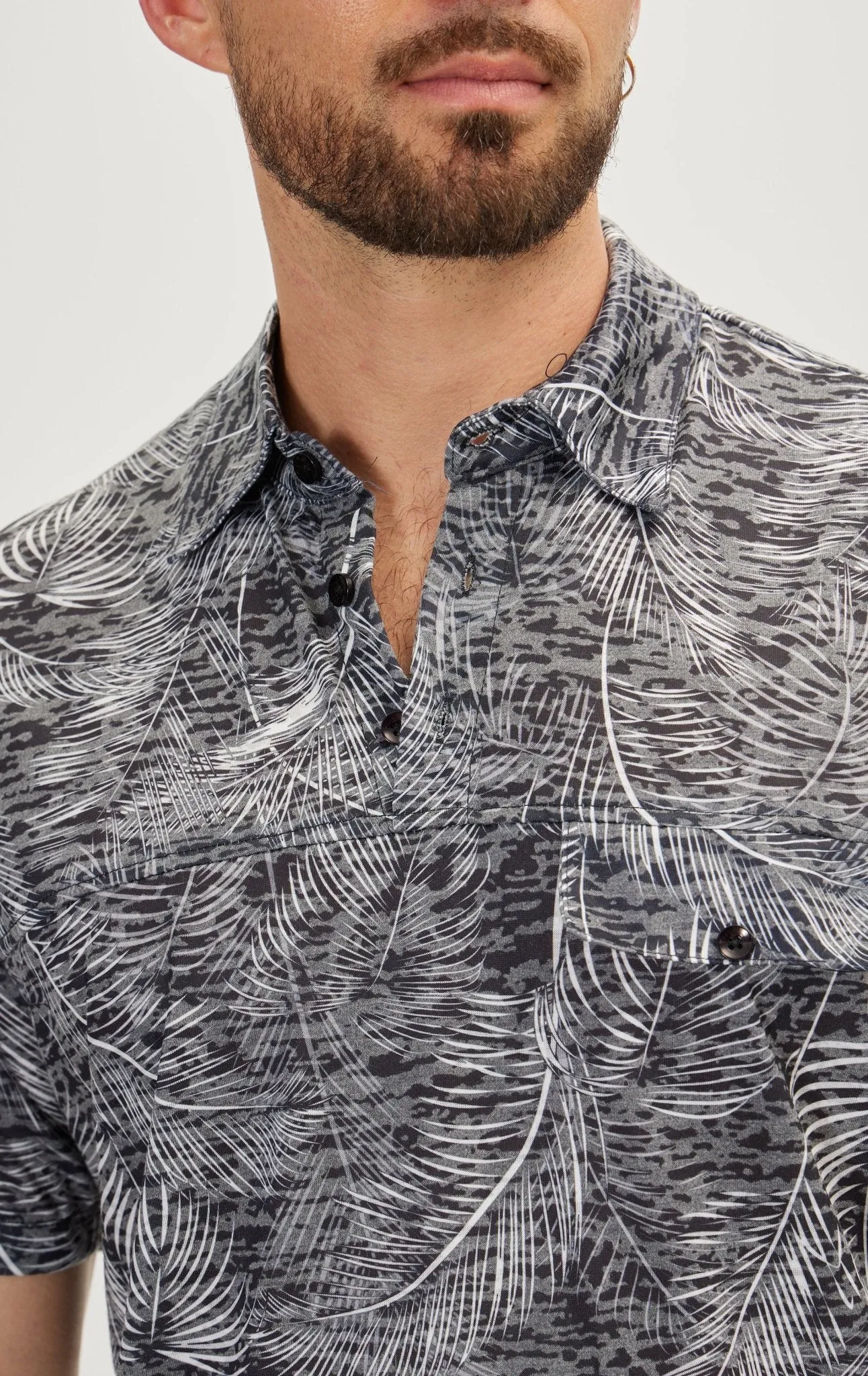 Casual Shirts - Black Leaf