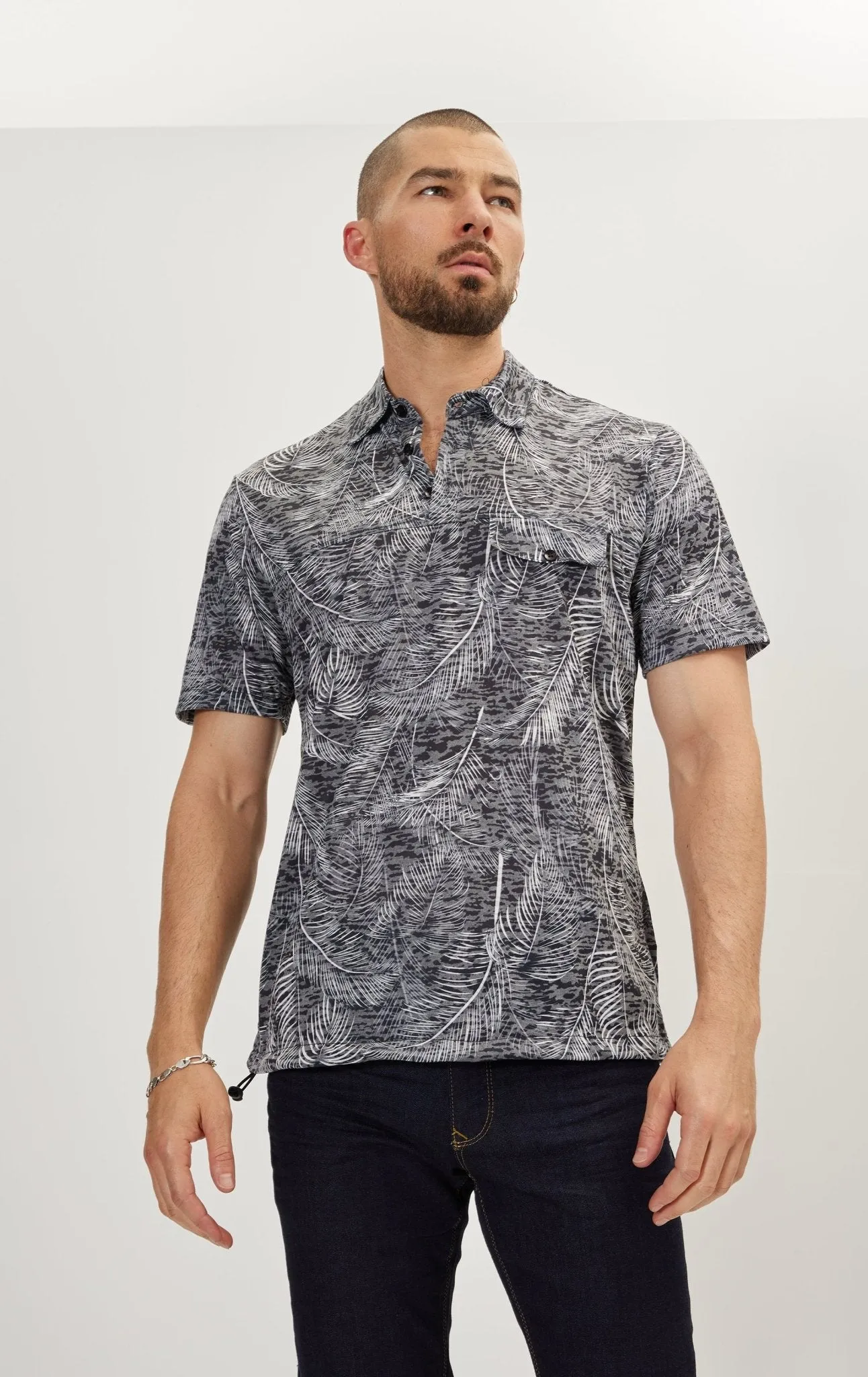 Casual Shirts - Black Leaf