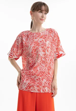 Choice Animal Printed Blouse Print