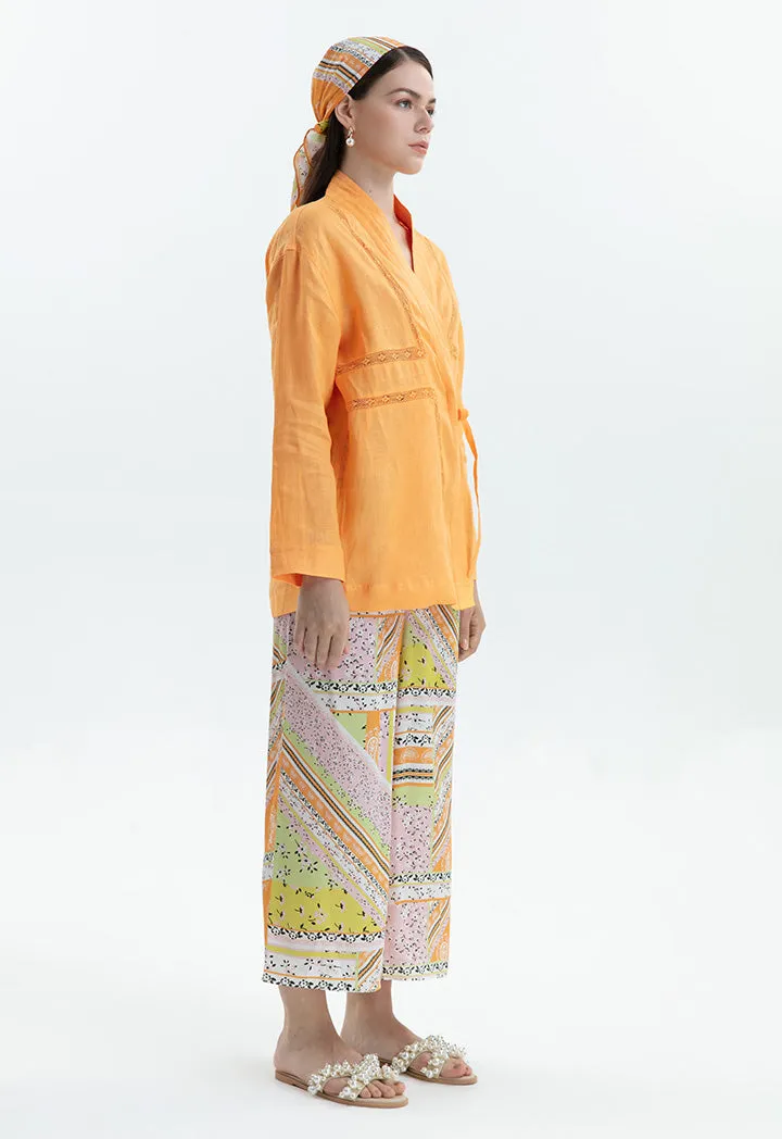 Choice Die Cut Detail Shirt Orange