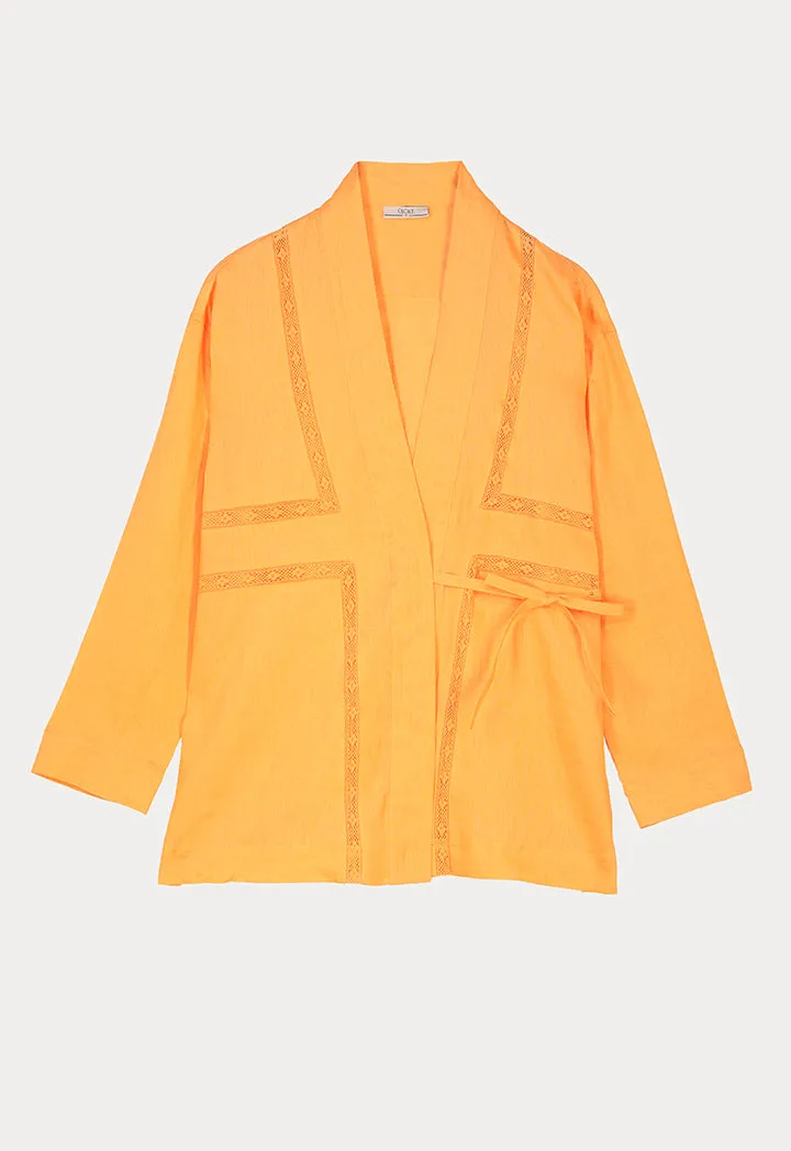 Choice Die Cut Detail Shirt Orange