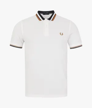 Contrast Collar Polo Shirt