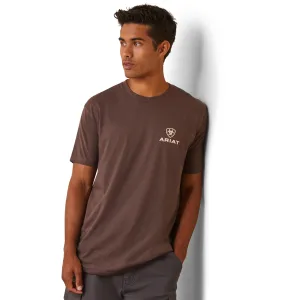 Corps Short Sleeve Brown Graphic Tee
