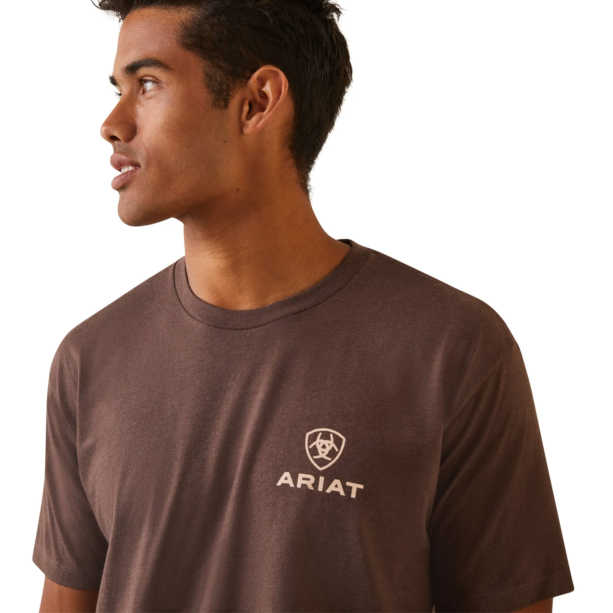 Corps Short Sleeve Brown Graphic Tee