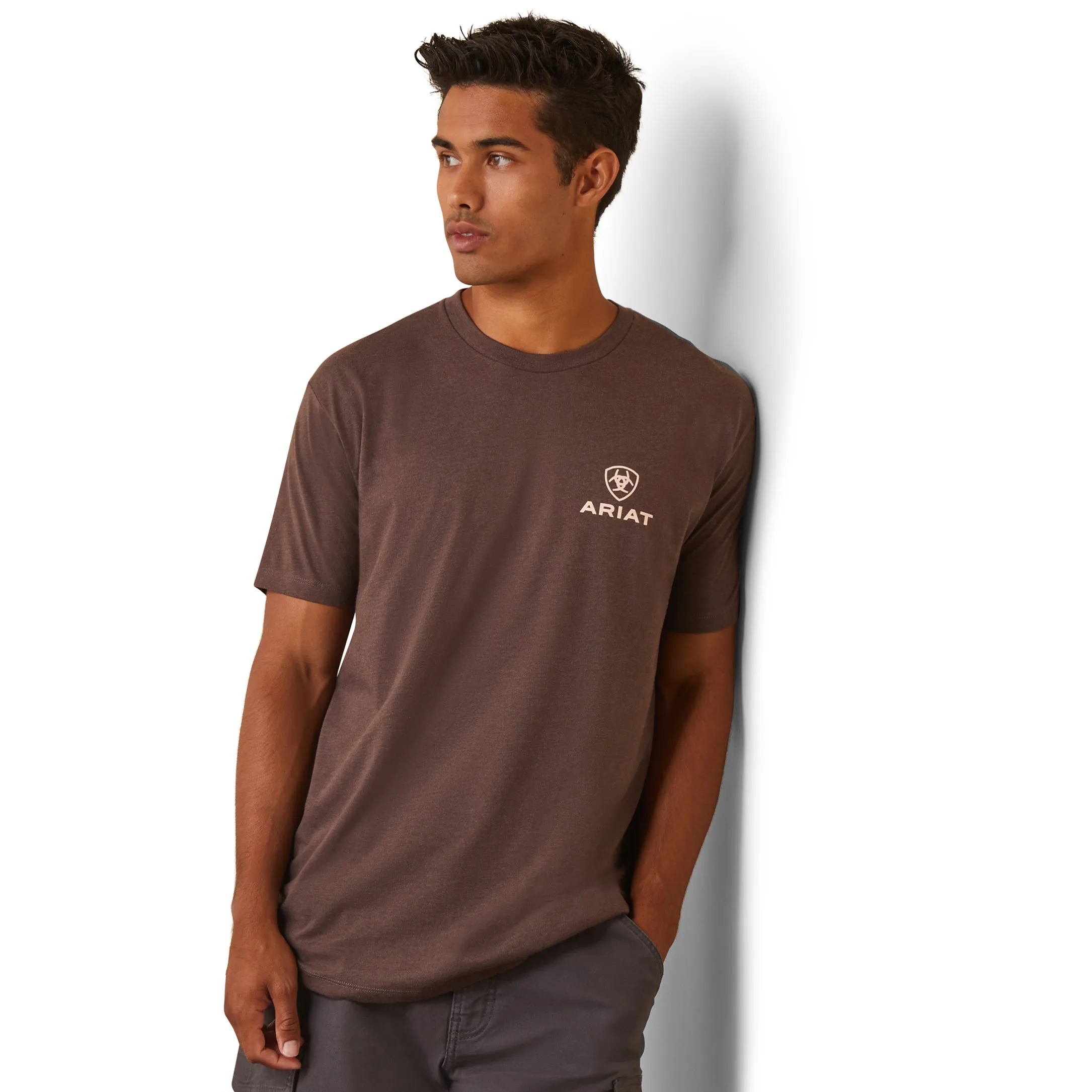 Corps Short Sleeve Brown Graphic Tee