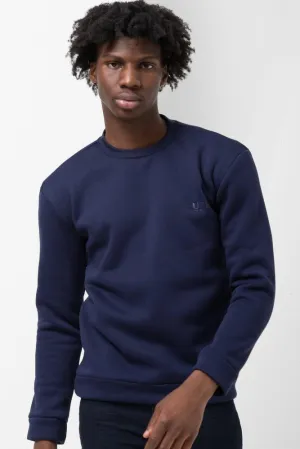 Crew Neck Tracktop Navy