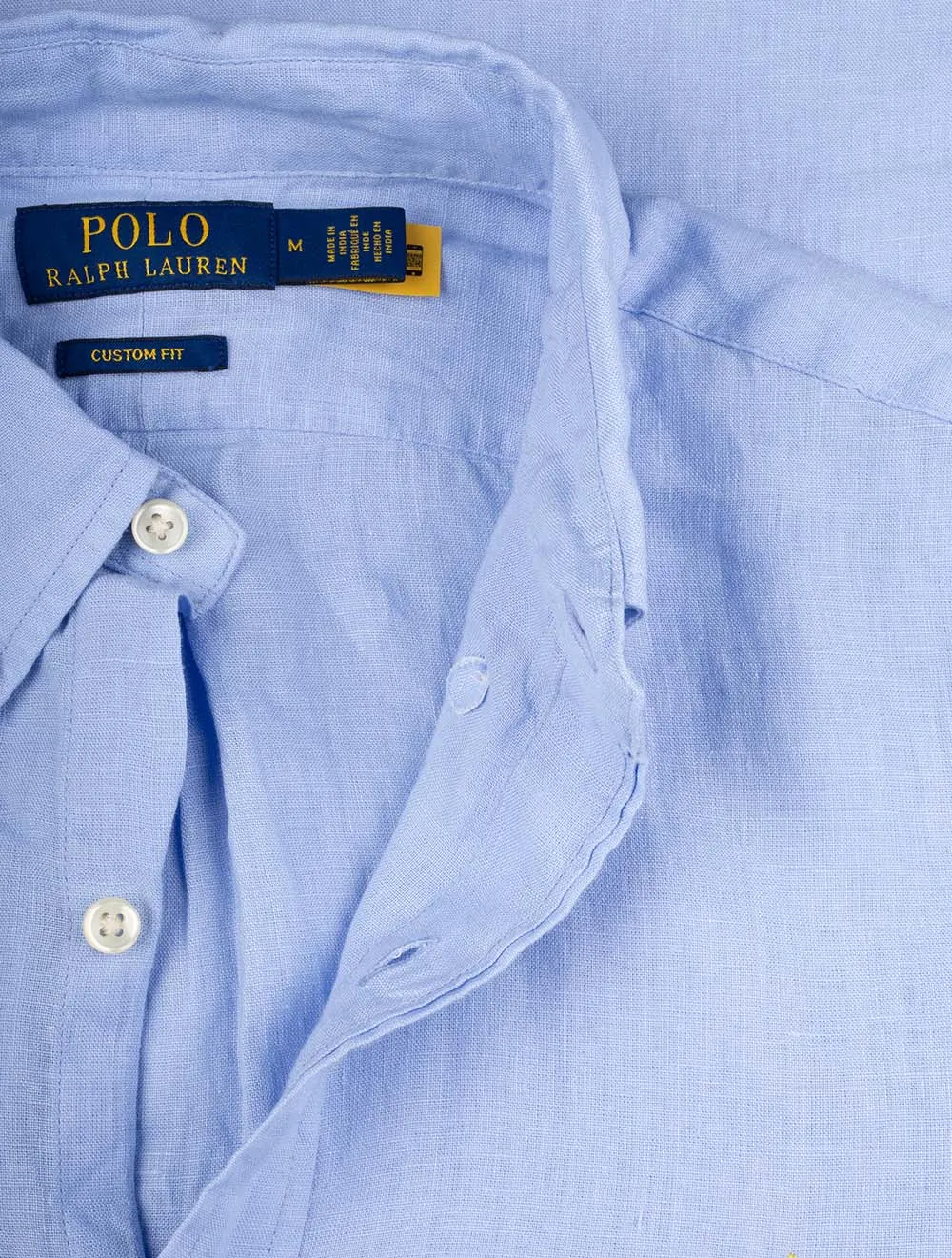 Custom Fit Linen Shirt Liberty Blue
