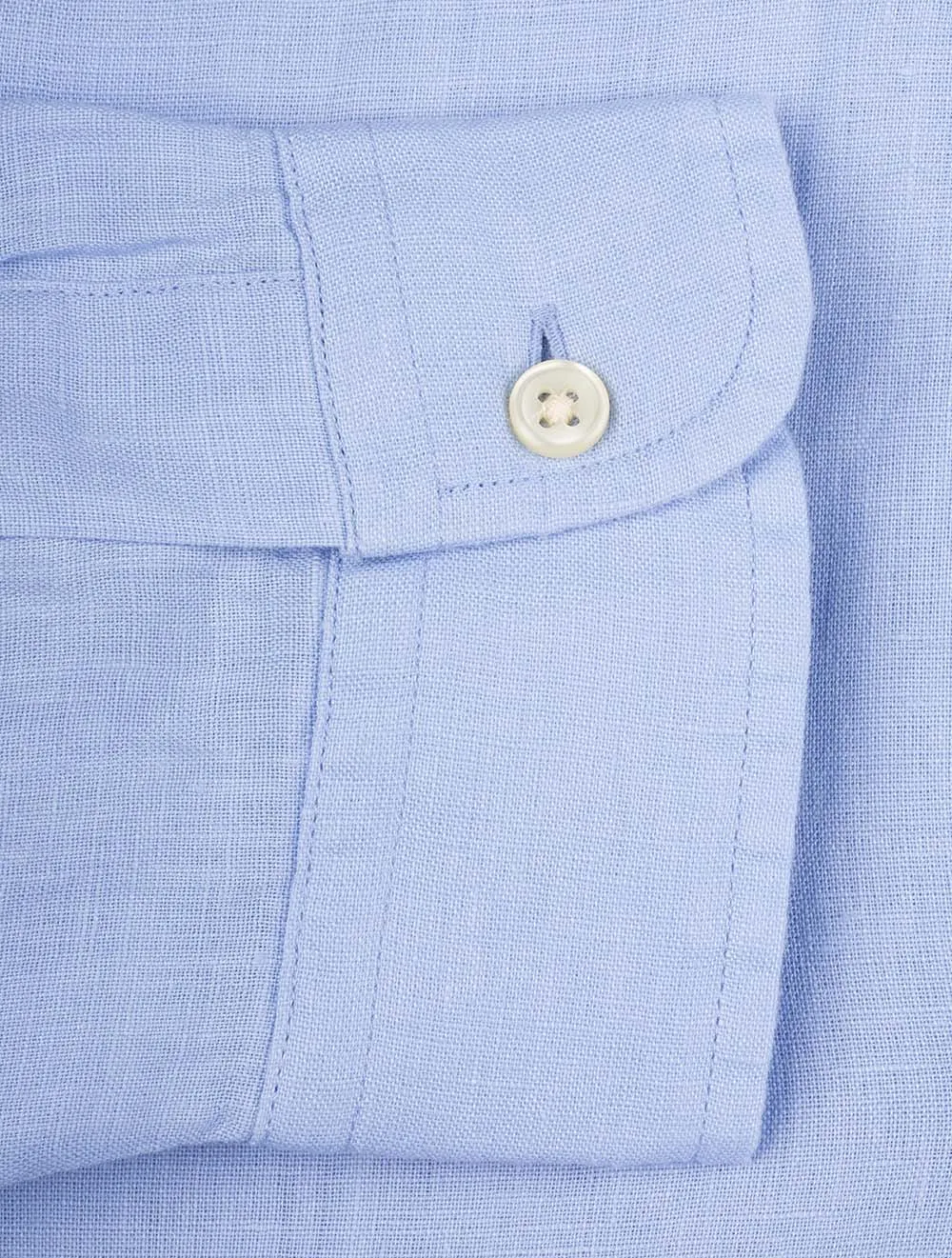 Custom Fit Linen Shirt Liberty Blue