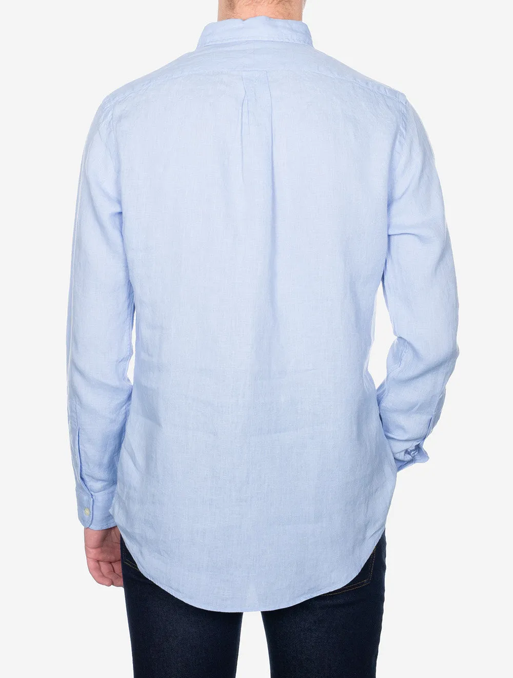 Custom Fit Linen Shirt Liberty Blue